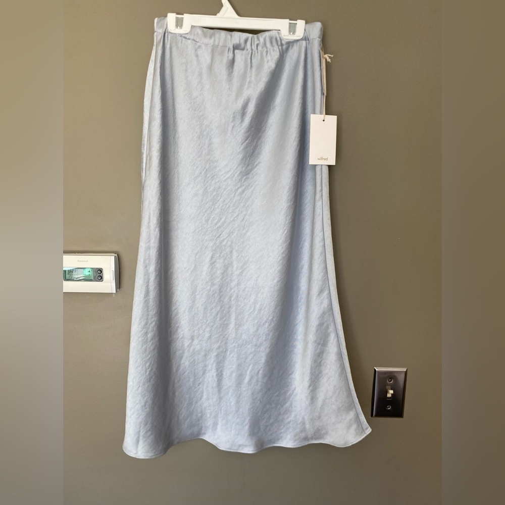 NWT ARITZIA x WILFRED Piano Skirt in Sterling Blue Size XS - Picture 7 of 15